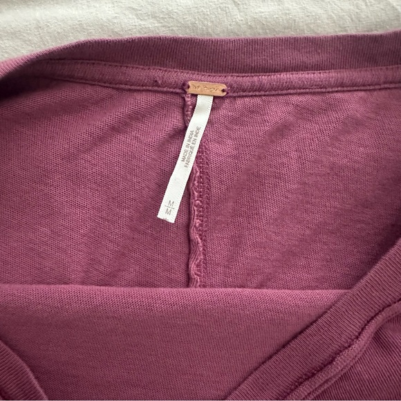 Free People Oversized Lace Long Sleeve Tunic top - Picture 4 of 8